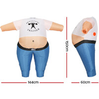 Inflatable Samson Costume Adult Suit Blow Up Party Fancy Dress Halloween Cosplay thumbnail