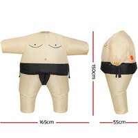 Inflatable Sumo Costume Adult Suit Blow Up Party Fancy Dress Halloween Cosplay thumbnail