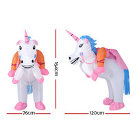 Inflatable Unicorn Costume Adult Suit Blow Up Party Fancy Dress Halloween Cosplay thumbnail