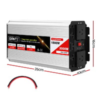 Giantz 1500W Puresine Wave DC-AC Power Inverter thumbnail