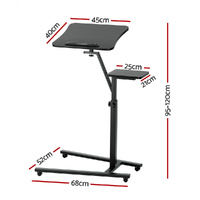 Artiss Laptop Desk Computer Table Height Adjustable Tiltable Mouse Board Black thumbnail
