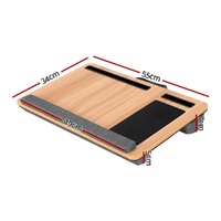 Artiss Lap Desk Laptop Desks Portable w/ Wrist-rest Phone Slot Mouse Pad 55CM thumbnail
