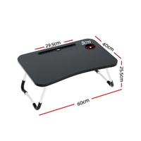 Laptop Desk Table Foldable Stand Lap Tray Sofa Bed Portable Adjustable Desks thumbnail