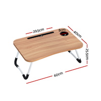 Laptop Desk Table Foldable Stand Lap Tray Sofa Bed Portable Adjustable Desks thumbnail