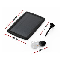 50m Solar Festoon Lights Outdoor LED String Light Chritsmas Decor Party thumbnail