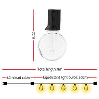 Gardeon Smart Festoon Lights Outdoor Waterproof RGB LED String Light WiFi APP thumbnail