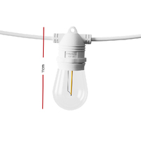 14M LED Festoon Light Outdoor String Light Christmas Wedding Party Decorations thumbnail