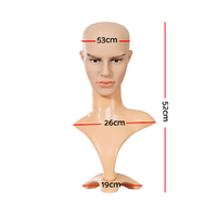 Embellir Male Mannequin Head Dummy Model Display Shop Stand Professional Use thumbnail