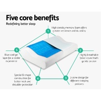 Giselle Bedding Contour Pillow Cool Gel Twin Pack thumbnail