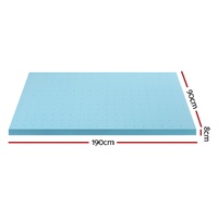 Giselle Bedding Memory Foam Mattress Topper Ventilated Cool Gel 8cm Single thumbnail