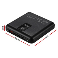 10000mAh Portable Power Bank PD22.5W Quick Charging Fast Charger for Phone Black thumbnail