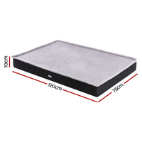 i.Pet Pet Bed Dog Cat Extra Large Calming Soft Sofa Foam Cushion Washable Cover Grey thumbnail