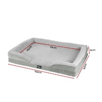 i.Pet Pet Bed Dog Calming Soft Cushion Egg Crate Large Sofa Removable Washable thumbnail