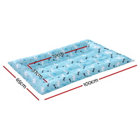 i.Pet Pet Cooling Mat Gel Dog Cat Self-cool Puppy Pad Large Bed Summer Blue thumbnail