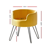 i.Pet Pet Bed Dog Sofa Lounge Cat Calming Raised Couch Yellow thumbnail