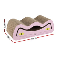 i.Pet Cat Scratching Board Scratcher Cardboard Kitten Indoor Climbing Pad Catnip thumbnail
