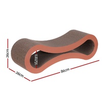 i.Pet Cat Scratching Board Scratcher Cardboard Kitten Indoor Climbing Bed Catnip thumbnail