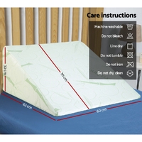 Giselle Bedding Wedge Pillow Bamboo Cover Twin Pack thumbnail