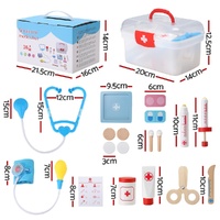 Keezi Kids Doctor Nurse Medical Case Pretend Play Set Stethoscope Medicine Toys thumbnail