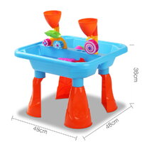 Keezi Kids Sandpit Pretend Play Sets Beach Toys Outdoor Sand Water Table Set thumbnail