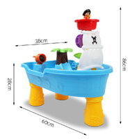 Keezi Kids Sandpit Pretend Play Set Sand Water Table Outdoor Beach Toy Children thumbnail
