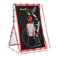 Everfit Baseball Net Rebound Pitching Kit Target Hitter 2 in 1 Training Aid thumbnail