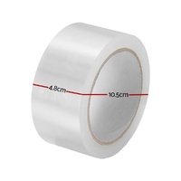 12 Rolls Packing Packaging Tape Sticky Clear Sealing Tapes Transparent 48mmx75m thumbnail