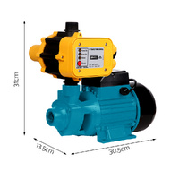 Giantz Peripheral Water Pump Garden Boiler Car Wash Auto Irrigation QB80 Yellow thumbnail