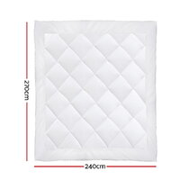 Giselle Bedding 400GSM Microfibre Bamboo Quilt Super King thumbnail