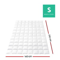 Giselle Bedding 700GSM Goose Down Feather Quilt Single thumbnail