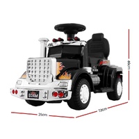 Rigo Kids Electric Ride On Car Truck Motorcycle Motorbike Toy Cars 6V Black thumbnail