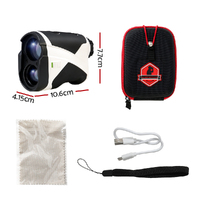 Everfit 700M Golf Rangefinder Slope On/Off Vibration Alert Black thumbnail