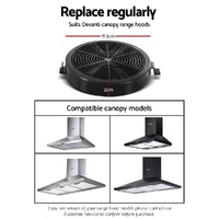 Devanti 11cm Range Hood Carbon Charcoal Filters Replacement X2 thumbnail