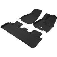 Weisshorn Tesla Model Y Rubber Mats Carpets Front Rear Set RHD 21-24 thumbnail