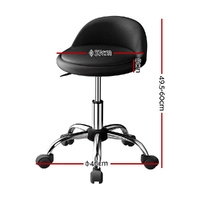 Artiss Salon Stool Swivel Chair Backrest Chairs thumbnail