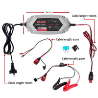 12V Automatic Car Battery Charger 6V 3.5Amp Vehicle Truck Chargers AGM thumbnail