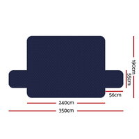 Artiss Sofa Cover Couch Covers 4 Seater 100% Water Resistant Navy thumbnail