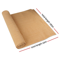 Instahut 90% Shade Cloth 1.83x20m Shadecloth Sail Heavy Duty Beige thumbnail