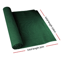 Instahut 50% Shade Cloth 3.66x20m Shade Cloth Sail Heavy Duty Shadecloth Garden Mesh Roll GR thumbnail