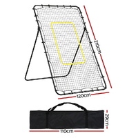 Everfit 7ft 2.1M Volleyball Net Football Baseball Goal Netting with Frame Angle Adjustable Rebounder thumbnail
