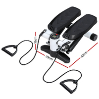 Everfit Mini Stepper with Resistance Rope Aerobic Trainer 150KG White thumbnail