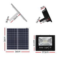 Leier 80 LED Solar Street Light 60W Flood Motion Sensor Remote Outdoor Wall Lamp thumbnail
