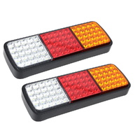Giantz Pair 75 LED Tail Lights Stop Reverse Indicator 12V Ute Trailer Caravan Truck Boat thumbnail