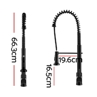 Cefito Kitchen Mixer Tap Pull Down 2 Modes Sink Faucet Basin Laundry Black thumbnail