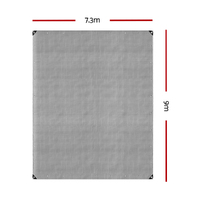 Instahut Tarp Tarpaulin 7.3x9m Canvas Camping Heavy Duty Sun Cover thumbnail