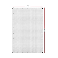 Instahut Tarp Tarpaulin 4x6m Canvas Heavy Duty Camping Cover Clear thumbnail