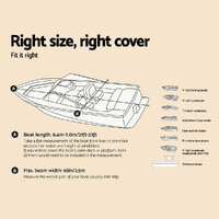 Seamanship Boat Cover 21-23ft Trailerable Jumbo Marine 600D Heavy Duty Grey thumbnail