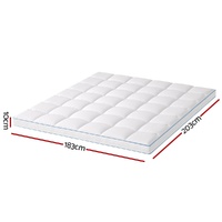 Giselle Bedding Mattress Topper Pillowtop Bamboo 10cm King thumbnail