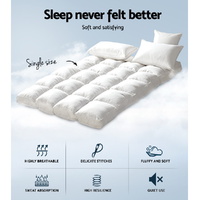 Giselle Bedding Mattress Topper Pillowtop Bamboo Single thumbnail