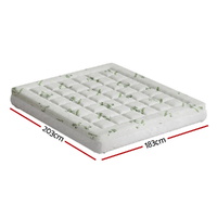 Giselle Bedding Mattress Topper Pillowtop Bamboo 7.5cm King thumbnail